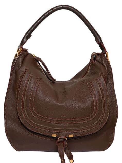 chloe marcie large hobo handbag.